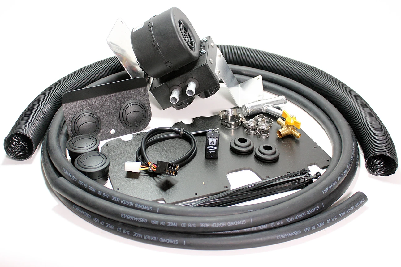 Inferno Cab Heaters Inferno Polaris RZR XP Turbo Inferno Cab Heater Kit With Defrost 2019 To 2020 - Image 8