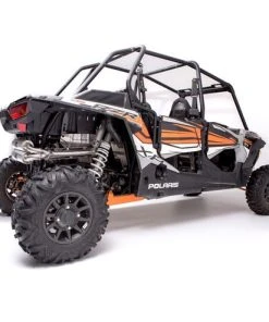 HMF Titan QS Dual Full System Turbo Back Exhaust- Polaris RZR XP Turbo - Gunmetal