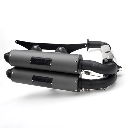 HMF Performance Series Dual Full Exhaust - Polaris RZR Pro XP - Blackout