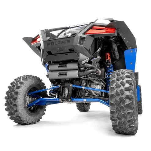 HMF Performance Series Dual Full Exhaust - Polaris RZR Pro XP - Blackout - Image 2