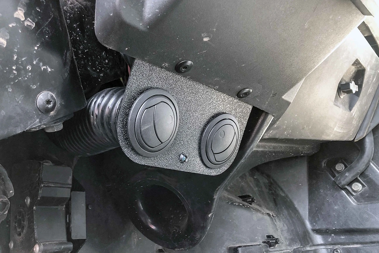 Inferno Cab Heaters Inferno Polaris RZR XP Turbo Inferno Cab Heater Kit With Defrost - For Fitment With Glovebox Sub-woofer 2019 To Current - Image 4