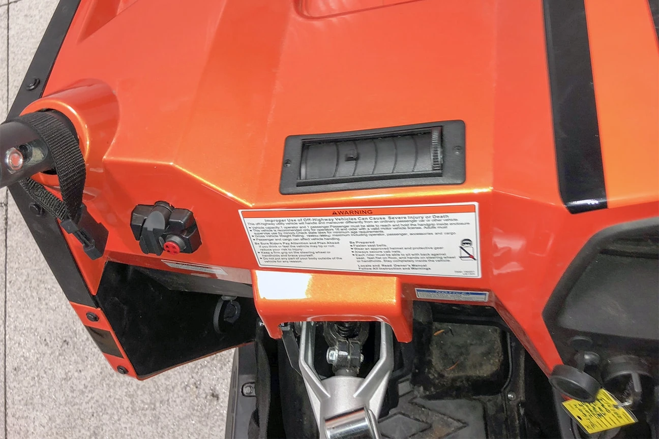 Inferno Cab Heaters Inferno CF Moto Z-Force 1000 Inferno Cab Heater Kit With Defrost 2014 To 2020 - Image 6