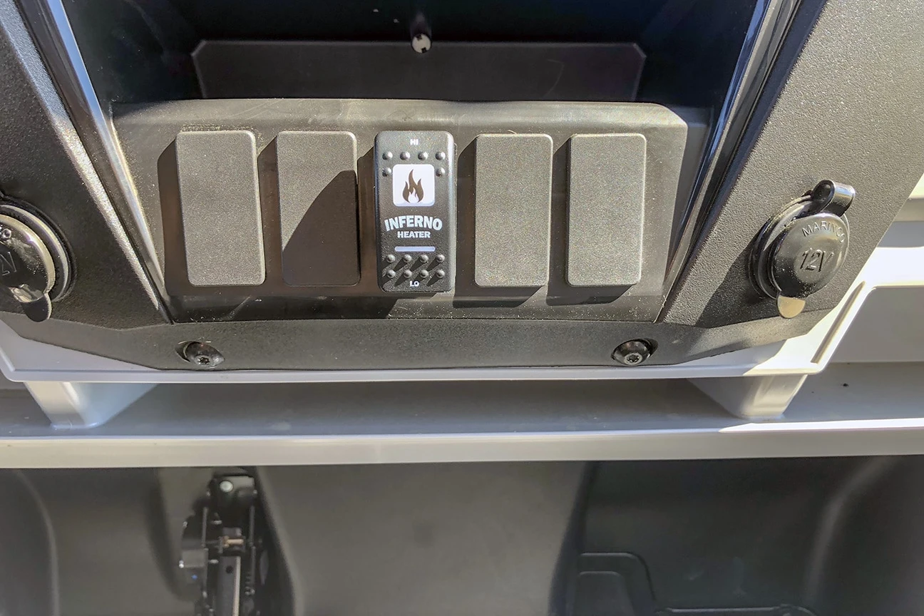 Inferno Cab Heaters Inferno Tracker 800SX Inferno Cab Heater Kit With Defrost 2019 To 2020 - Image 2