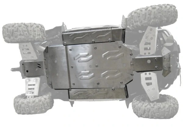 Rival Powersports Rival CF Moto Z Force 800 EX / 1000 Alloy Central Skid Plate