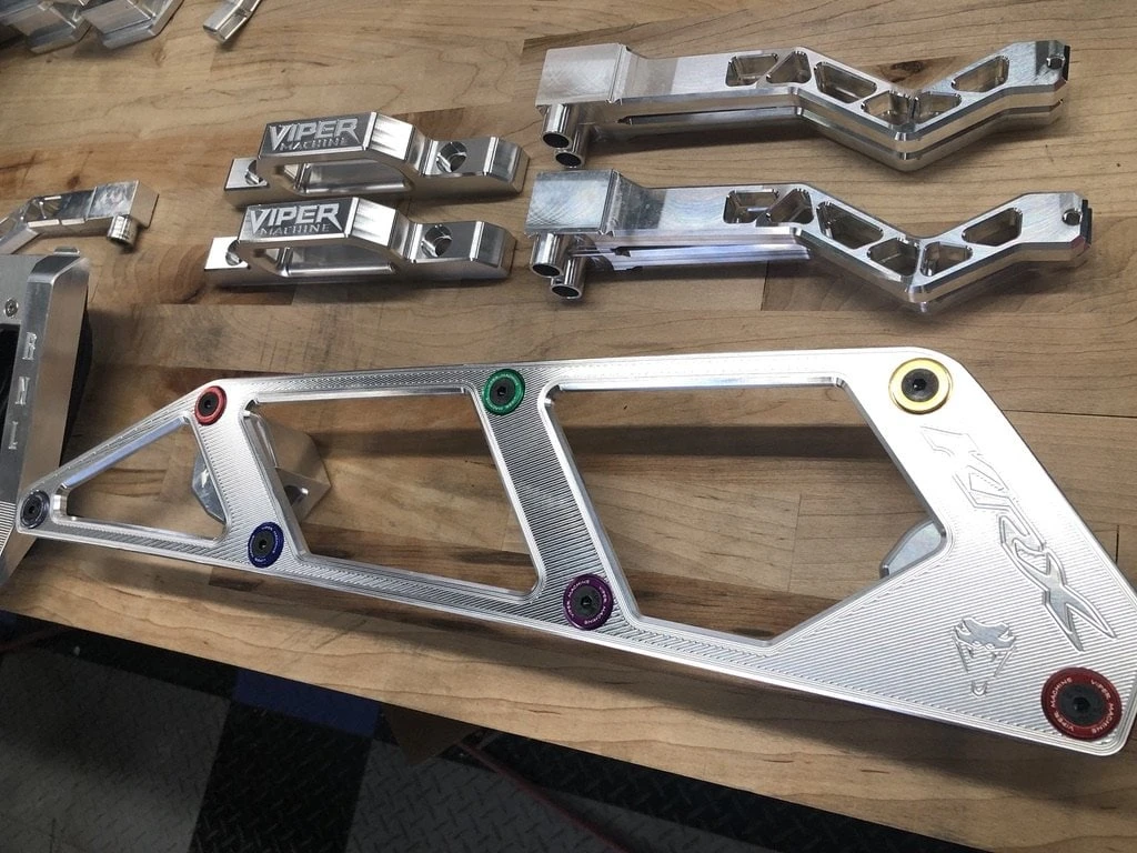 Viper Machine Kawasaki KRX 1000 Billet FrogSkin Intake Covers - Image 13