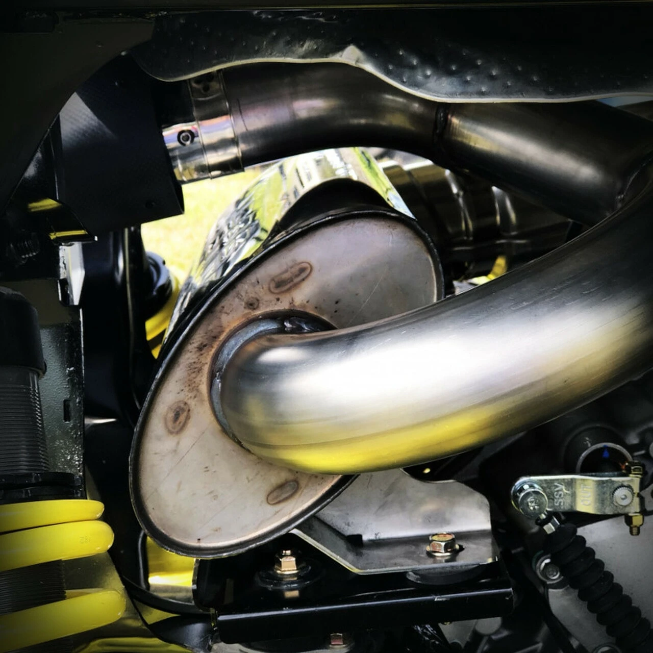 MBRP Single Slip-on Muffler For 2018-21 Can-Am Maverick Sport 1000R - Image 2