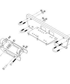 KOLPIN Winch Mount Kit - Honda Big Red MUV (2009-2013)