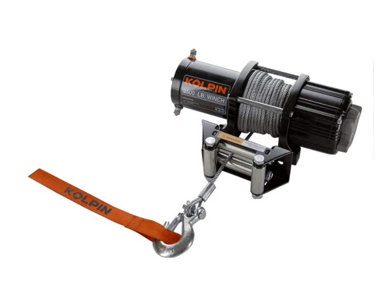 Kolpin Winch Kit - 2500 LB - Steel Cable - Image 2