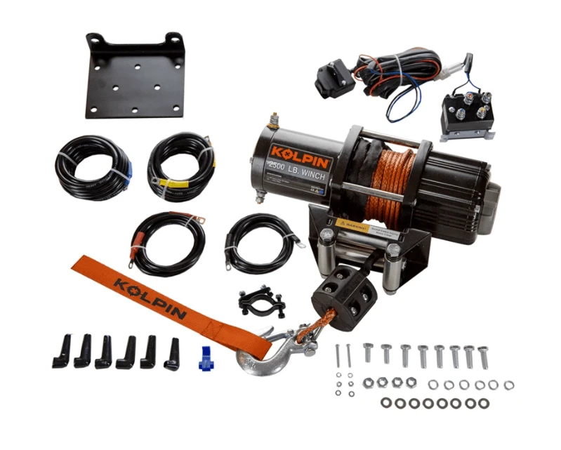 Kolpin Winch Kit - 2500 LB - Synthetic Rope - Image 2