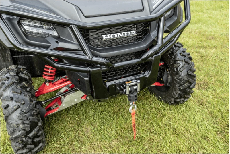 Kolpin Honda Pioneer 1000 Quick Mount Winch - 4500 LB Synthetic Rope - Image 3