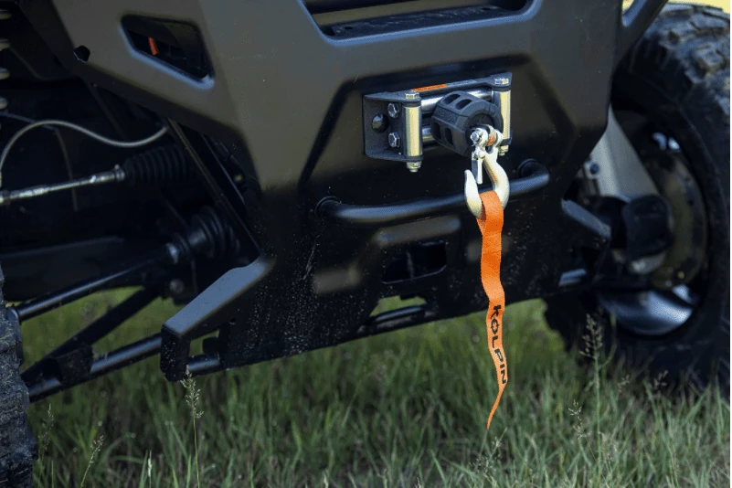 Kolpin Polaris Ranger 570 Quick Mount Winch 3500 LB Synthetic Rope - Image 2