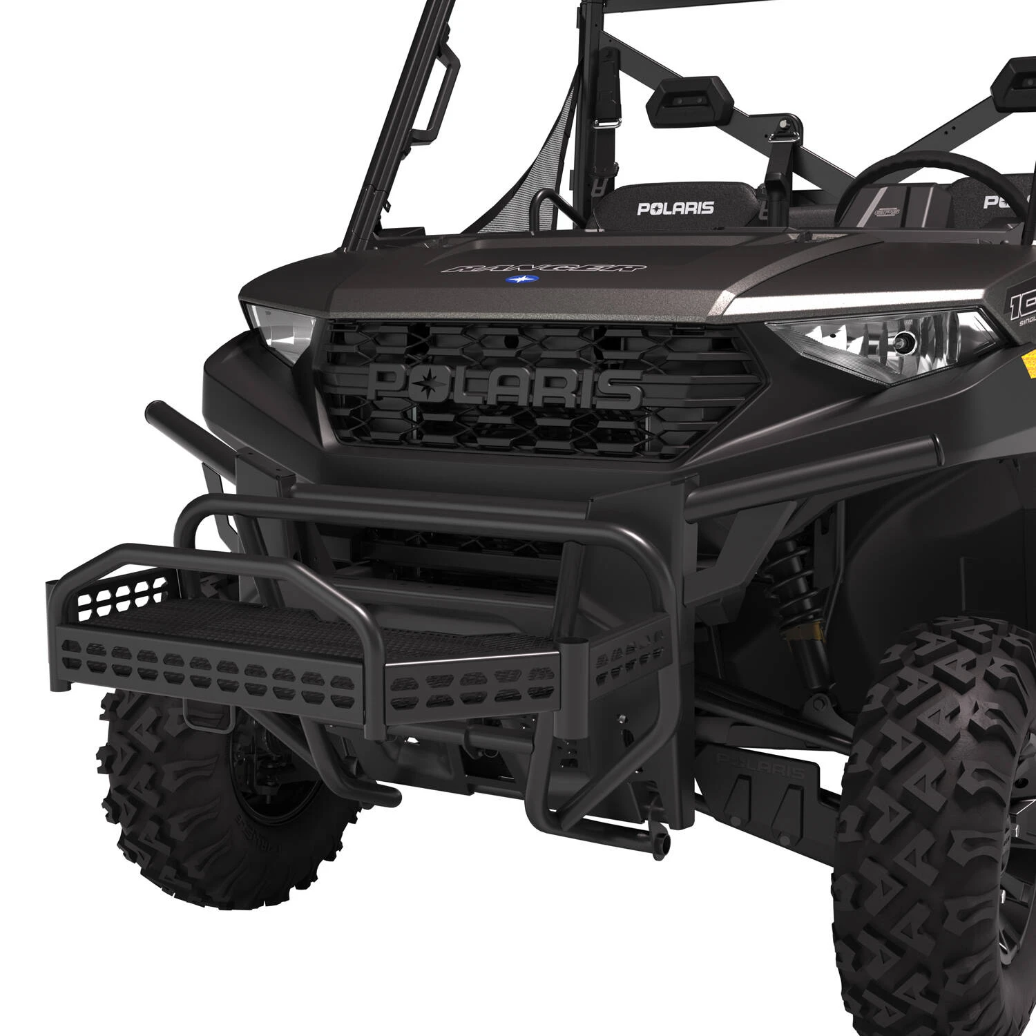 Polaris Ranger LOCK & RIDE Front Brushguard Storage Rack - Image 2