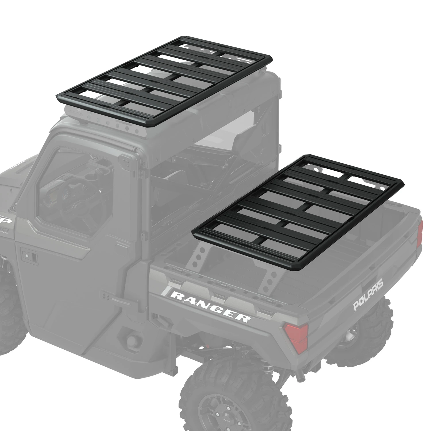 Polaris Ranger RHINO-RACKĀ® Rear Bed & 3-Seat Roof Rack - Image 5