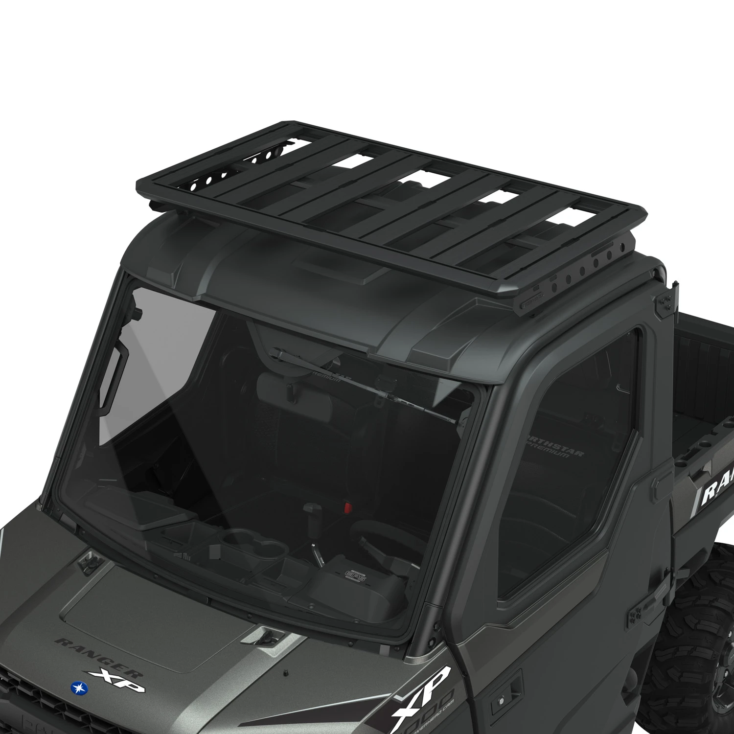 Polaris Ranger RHINO-RACKĀ® Rear Bed & 3-Seat Roof Rack - Image 7