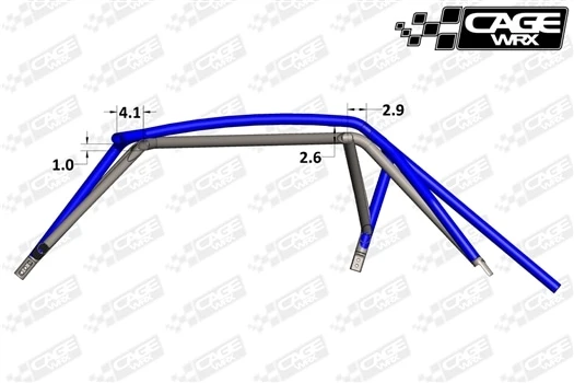 CageWRX Baja Spec Cage Kit - RZR XP 1000 / Turbo S - Image 7
