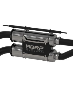 MBRP Stacked Dual Slip-on Performance Series Polaris RZR 900 All Models 2011-2014