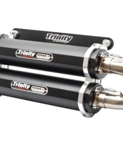 Trinity Racing Polaris RZR Pro XP / Turbo R Black Slip On Exhaust