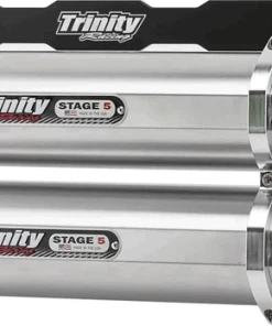 Trinity Racing Polaris RZR RS1 Brushed Aluminum Slip On Exhaust