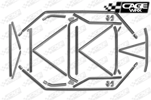 CageWRX Baja Spec Cage Kit - RZR XP4 1000/Turbo (2014-2018) - Image 5