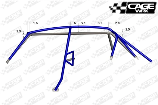 CageWRX Baja Spec Cage Kit - RZR XP4 1000 / XP4 Turbo S - Image 7