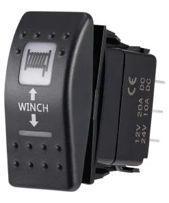 Kemimoto Polaris 20 Amp/12V 7Pin Winch Rocker Switches