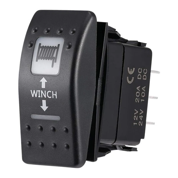 Kemimoto Polaris 20 Amp/12V 7Pin Winch Rocker Switches