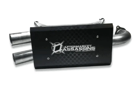 AFTERMARKET ASSASSINS STAINLESS SLIP-ON EXHAUST FOR RZR XP 1000 & RS1