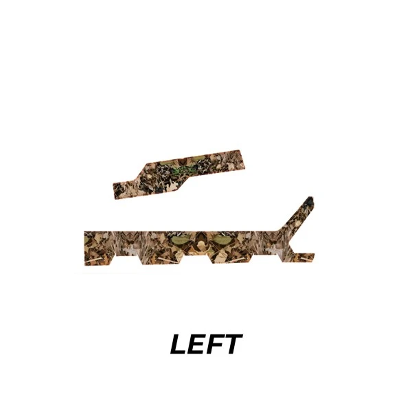 Kemimoto Polaris Ranger XP 1000/ Crew UTV Camo Wraps Graphics Kit - Light Green Leaves - Image 6