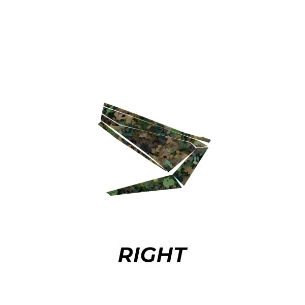 Kemimoto Polaris RZR PRO XP Doors Only Camouflage Wraps Graphics Kit - Image 5