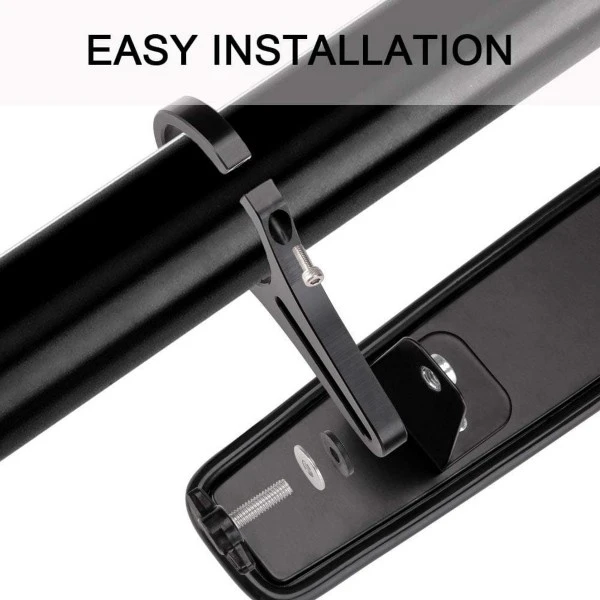 Kemimoto Universal Rear View Mirror With 2" Clamps - Image 5