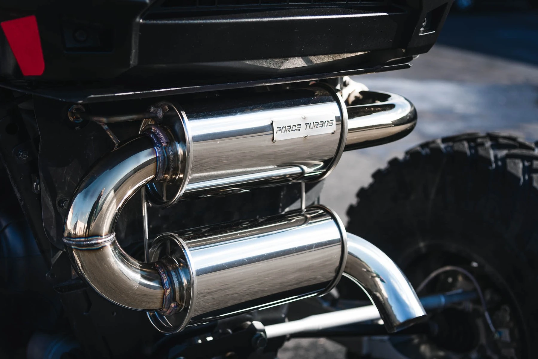 Force Turbos Polaris RZR Trail Exhaust - Image 5