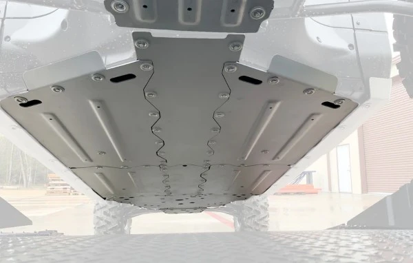 Rival Powersports Rival Can Am Defender HD5 / HD8 / HD10 Max Alloy Central Skid Plate - Image 2