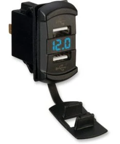 Moose Utility Division Moose Utility Dual USB Charger With Voltage Monitor