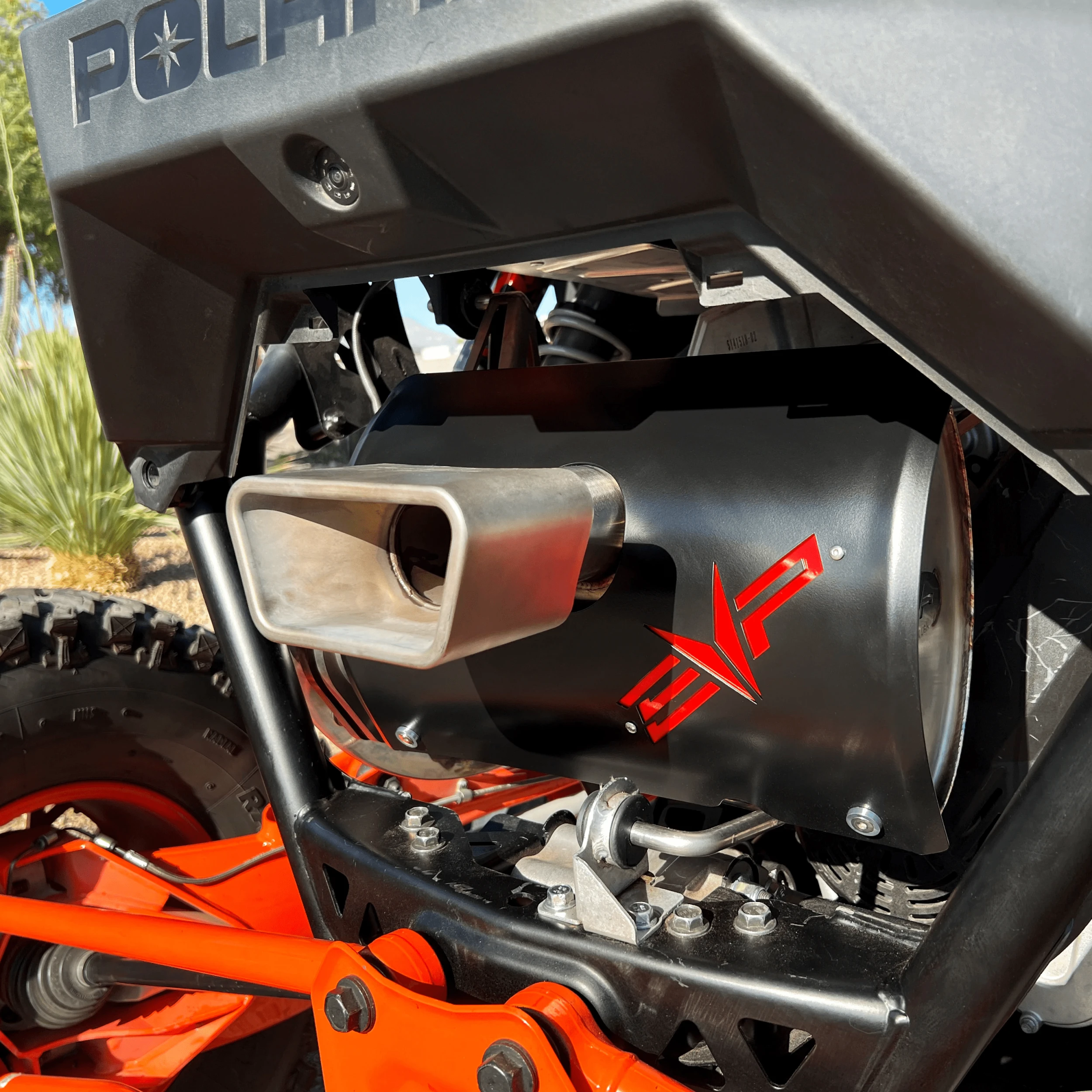 Evolution Powersports EVO Polaris RZR Pro R Magnum Single Exit Exhaust - Image 2