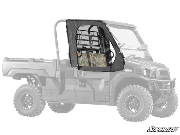 SuperATV Kawasaki Mule Pro FX Primal Soft Cab Enclosure Upper Doors