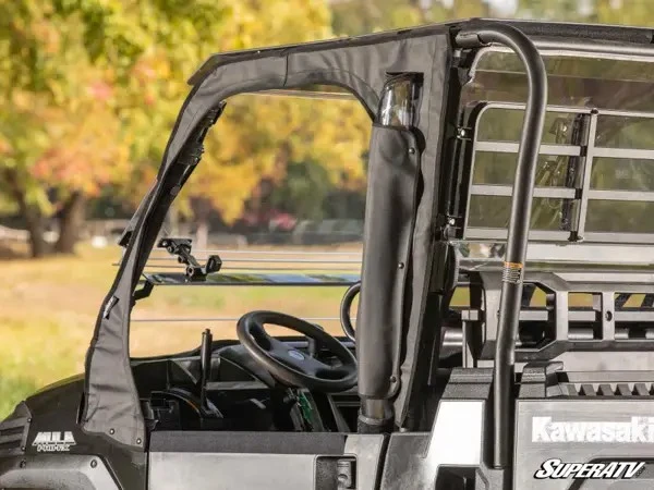 SuperATV Kawasaki Mule Pro FX Primal Soft Cab Enclosure Upper Doors - Image 6