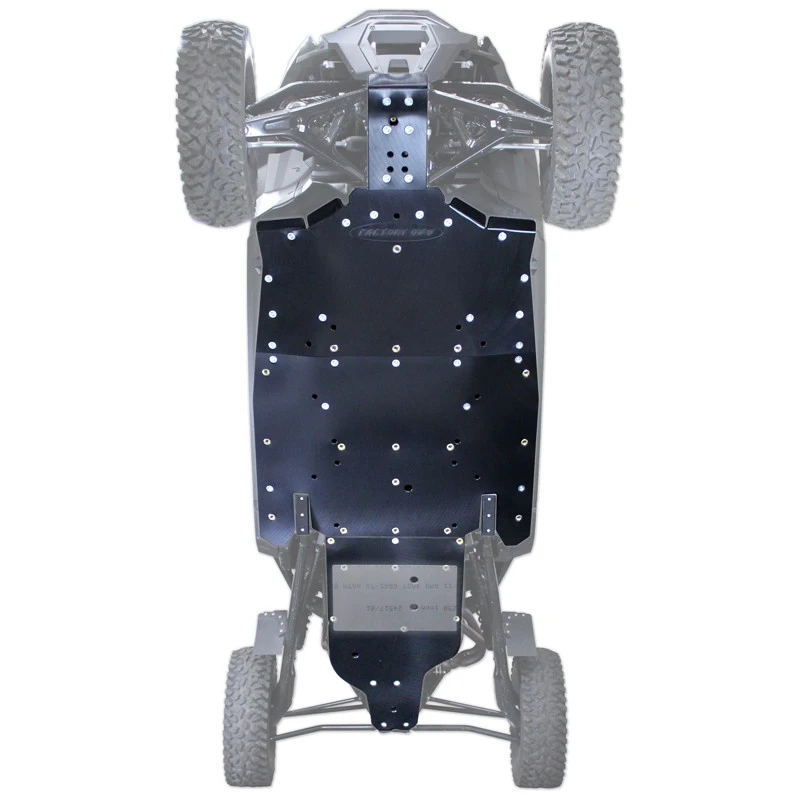 Factory UTV Polaris RZR Pro R 4 UHMW Skid Plate - Image 3
