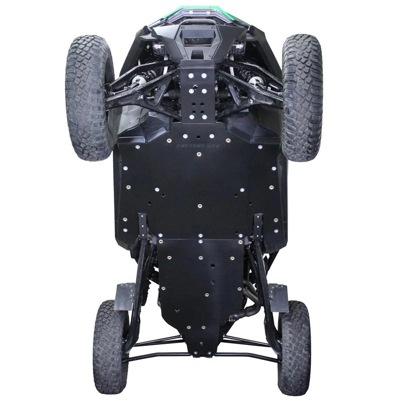 Factory UTV Polaris RZR Pro R UHMW Skid Plate - Image 2