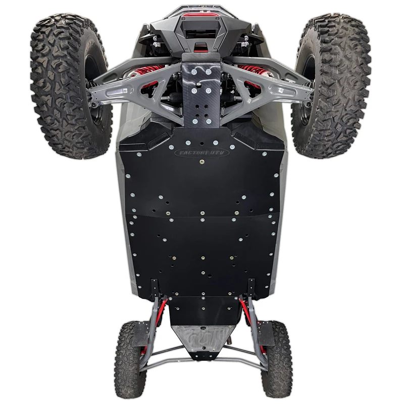 Factory UTV Polaris RZR Turbo R 4 UHMW Skid Plate - Image 10