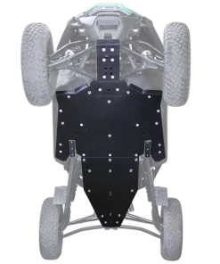 Factory UTV Polaris RZR Turbo R UHMW Skid Plate