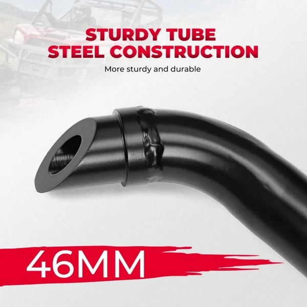 Kemimoto 2018-2023 Polaris Ranger Front Bumper, Front Brush Guard - Image 3