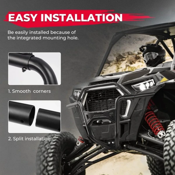 Kemimoto Polaris RZR XP 1000 / Turbo (2019-2023) Front Bumper - Image 2