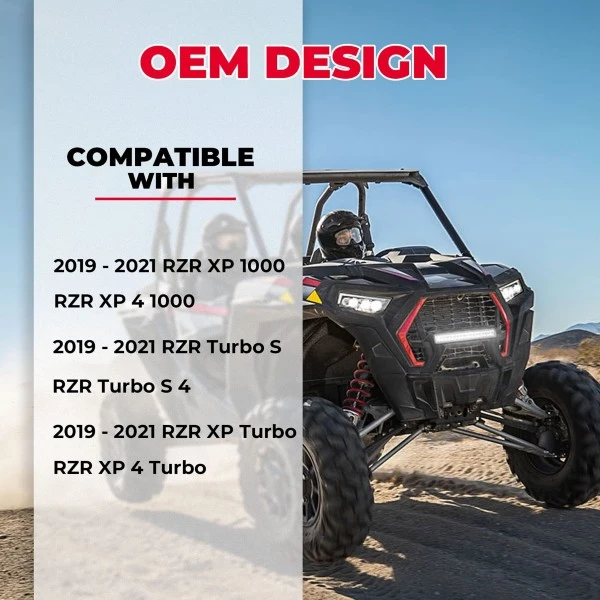 Kemimoto Polaris RZR 1000 XP/XP4 Front Grill Light & Front Bumper - Image 2