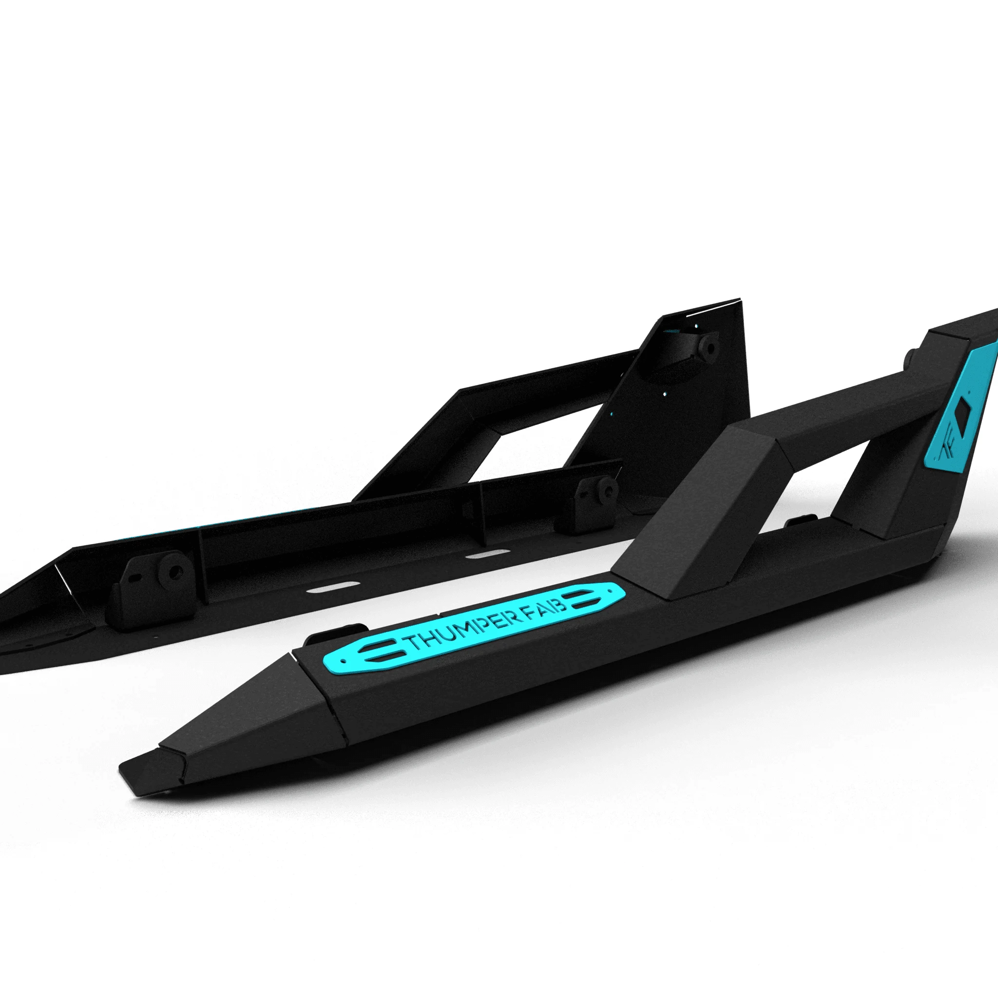 Thumper Fab Polaris General Nerf Rail Rock Sliders (2 Seat) - Image 5