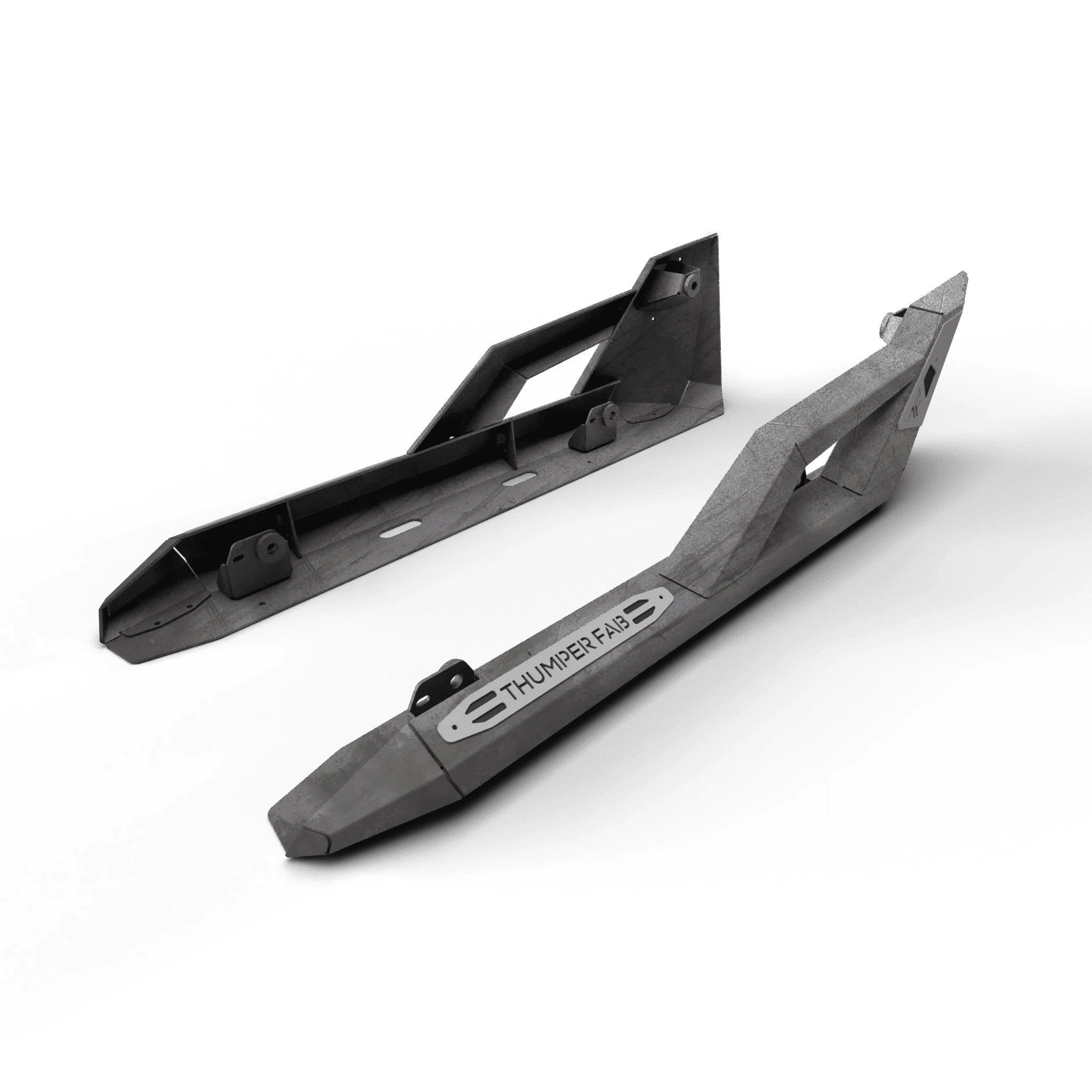 Thumper Fab Polaris General Nerf Rail Rock Sliders (2 Seat) - Image 4