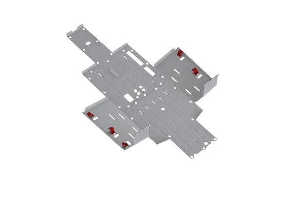 Rival Powersports Rival Honda Pioneer 700 / 700-4 Alloy Central Skid Plate