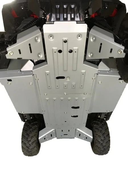 Rival Powersports Rival Honda Pioneer 700 / 700-4 Alloy Central Skid Plate - Image 3