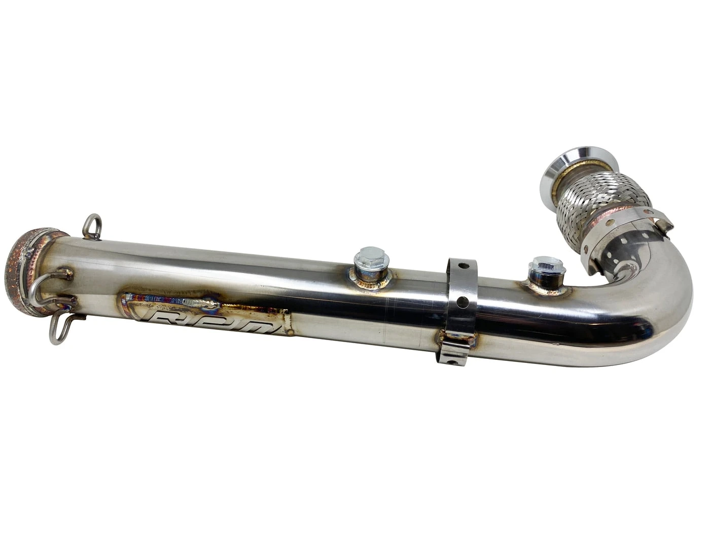 RPM Powersports Can-Am X3 Turbo R & RR Big Mouth Cat Delete Bypass Mid Race Pipe - Image 6