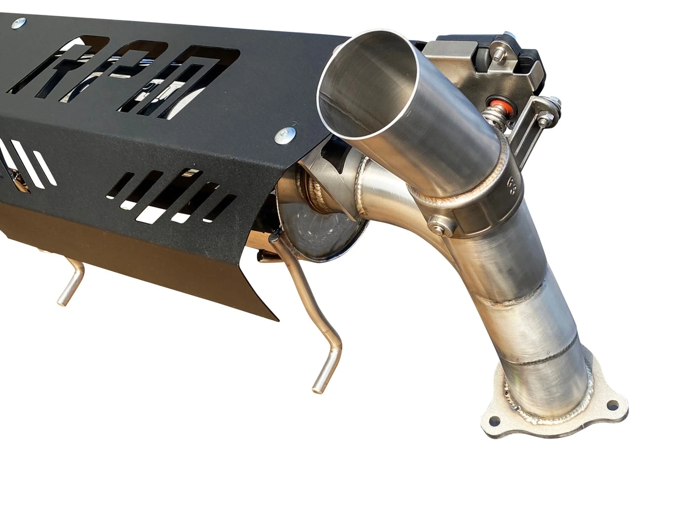 RPM Powersports RZR XPT/Turbo S Dual Tip E-Valve Captains Choice Exhaust - Image 4