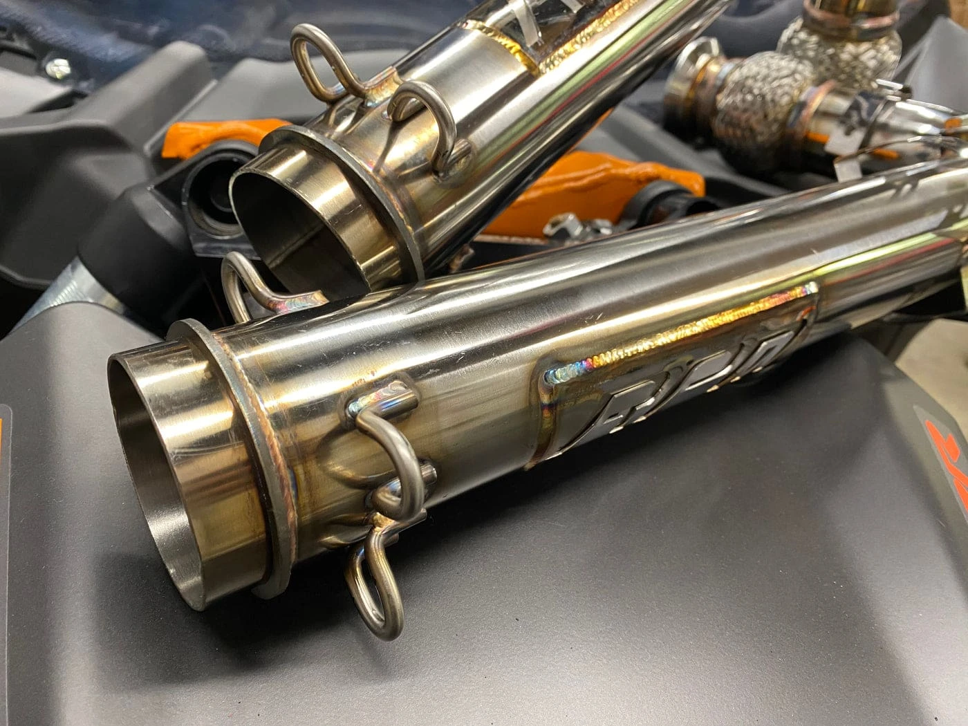 RPM Powersports Can-Am X3 Turbo R & RR Big Mouth Cat Delete Bypass Mid Race Pipe - Image 10